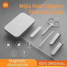 5pcs Xiaomi Mijia Stainless Steel Nail Clippers Set Trimmer Pedicure Care Clippers Earpick Nail File Professional Beauty Tools 2024 - buy cheap