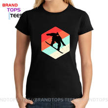 Vintage Snowboarding Icon T shirt women New Winter Spring Collection Retro Snowboarder T-shirt Funny Snowboard tshirt Top Tee 2024 - buy cheap
