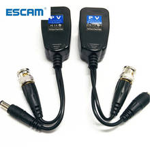 ESCAM 5 Pairs CCTV Coax BNC Video Power Balun Transceiver to CAT5e 6 RJ45 Connector HJ55 2024 - buy cheap