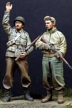 Kit de construcción de modelo de resina, figura de 2 figuras de los Estados Unidos, 1/35 2024 - compra barato