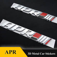 Металлическая APR эмблема-наклейка на автомобиль значок логотип наклейка для Volkswagen Golf 6 MK7 Scirocco R20 Tiguan Passat b5 Audi TTS R8 RS5 S3 S5 S6 2024 - купить недорого