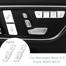Botones de desbloqueo de cerradura de puerta, embellecedor de cubierta decorativa para Mercedes Benz Clase C E W204 W212 2024 - compra barato