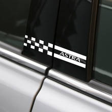 Pegatinas gráficas de vinilo para ventana de coche, película decorativa de PVC, pilares B, para Opel Astra J H G K, accesorios para automóviles 2024 - compra barato