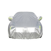 Capa de carro completa para opel astra, proteção dobrável com faixa reflexiva, resistente ao sol, neve, poeira, arranhões 2024 - compre barato