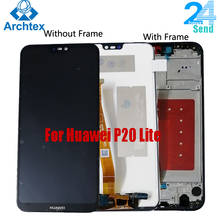 For Huawei P20 Lite LCD Display + Touch Screen Digitizer Assembly + frame For HUAWEI P20 Lite ANE-LX1 ANE-LX3 Nova 3e 2024 - buy cheap