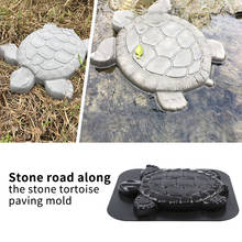Moldes de pavimentación en forma de tortuga, molde de piedra escalonada para pavimentación de suelo, suelo de plástico para césped, parque, jardín, playas, camino 2024 - compra barato