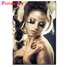 Sexy Naked Woman Portrait Pictures 5D Diy Diamond Painting Cross Stitch Full Square Round Diamond Embroidery Rhinestone Decor 2024 - buy cheap