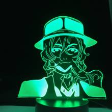 Nakahara Chuuya Bungo Stray Dogs Led Night Light 3D LED  For Bedroom Decor Gift Colorful Nightlight Anime Lamp Dropshipping 2024 - buy cheap