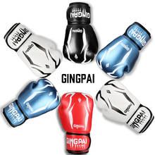 2020 New Hot Adults kids Women/Men Boxing Gloves Leather MMA Muay Thai Boxe De Luva Mitts Sanda GYM Equipments 8 10 12 6 OZ boks 2024 - buy cheap