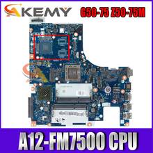 Akemy ACLU7/ACLU8 NM-A291 For Lenovo G50-75 Z50-75M Laptop Motherboard CPU A12-FM7500 DDR3 Work 2024 - buy cheap