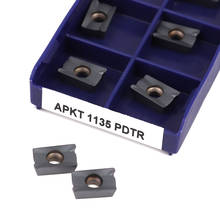 100% High quality original APKT1135 APMT1135 PDTR LT30 Internal Carbide Inserts Milling Blades CNC Lathe Tools 2024 - buy cheap