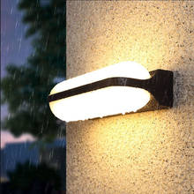 (WECUS) светодиодный настенный светильник Открытый водонепроницаемый крыльцо сад настенный светильник домашний бра Внутреннее украшение светильник алюминиевый AC85-265V 2024 - купить недорого
