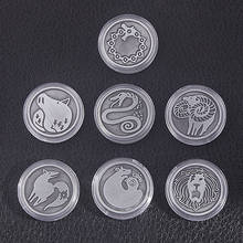 RJ Anime The Seven Deadly Sins Commemorative Coin Meliodas Elizabeth Liones Hawk Diane Ban King Figure Animal Tattoo Souvenir 2024 - buy cheap