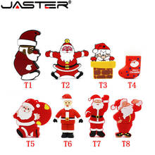 JASTER-unidad flash usb de 4GB, 8GB, 16GB, 32GB, 64GB, regalo de Navidad 2024 - compra barato