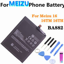 Bateria ba882 para meizu 16 16tm 16th bateria do telefone móvel 3010mah baterias de substituição de smartphone de alta capacidade 2024 - compre barato