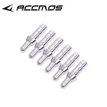 100pcs Archery Aluminum Nock Pin for ID 3.2 mm Arrow Shaft Nock Compound Recurve Bow  Arrows Archery 2024 - buy cheap