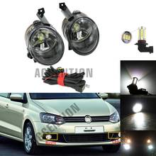 Car LED Light For VW Polo Vento Sedan Saloon 2011 2012 2013 2014 2015 2016 LED Fog Light Fog Lamp  Wire Harness Assembly 2024 - buy cheap