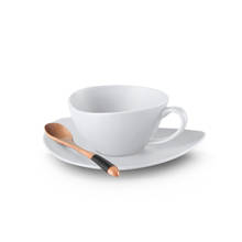 Керамическая чашка для кофе, европейская роскошная простая белая чашка для чая из Китая, креативная чашка для чая, пара, Cuia, силиконовый домашний контейнер LL50CC 2024 - купить недорого