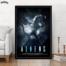 Cartazes e impressões alienígenas quente filme de terror quadros da arte da parede cartaz da lona para a decoração de casa 2024 - compre barato
