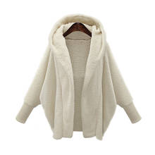 2020 Faux Fur Coat Women Warm Outwear Plush Notch Collar Loose fur jacket Winter Coat Loose Cardigan Trench Solid female jacket 2024 - buy cheap