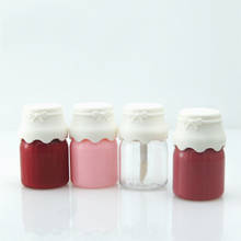 5pc Novelty Milk Bottle Lip Gloss Tube Bottle Empty Lipstick Tube Plastic Transparent Lip Gloss Cosmetic Packaging ContaineR New 2024 - buy cheap
