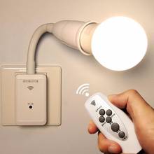 LED Bulb Remote Control Plug Lamp Holder Wireless Smart Light Bulb Base Socket Cap Switch for Night Light Bedside Lamp 2024 - buy cheap