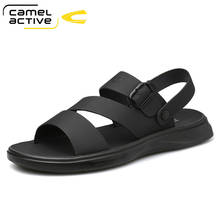 Camel Active New High Quality Summer Men Sandals Real Leather NonSplit Soft Comfortable Men Shoes Fashion Men Casual Shoes 2024 - buy cheap