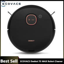 ECOVACS Deebot T5 MAX DX65 Robot Vacuum Cleaner 5200mAh Battery Smart Sweeping Robot 240ml Wet Mop 1500PA Powerful Motor 2024 - buy cheap