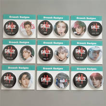 2pcs/set Kpop Stray Kids Badge Brooch  New Album Go Live HD photo Felix Bangchan K-pop straykids collection for fans 2024 - buy cheap