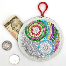 5D DIY Mandala taladro completo con forma especial, pintura de diamantes, BILLETERA, bolso, monedero, llavero, bolso de mujer, colgantes, bordado de punto 2024 - compra barato