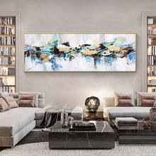 100% Handpainted Abstract Oil Painting On Canvas Wall Art Picture Acrylic Landscape Painting For Living Room Modern Home Decor 2024 - buy cheap