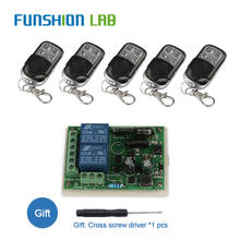 FUNSHION 433Mhz Universal Wireless Remote Control Switch AC 110V 220V 2CH RF Relay Receiver Module and 433 Mhz RF Remote Control 2024 - buy cheap