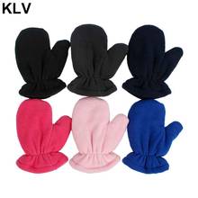 Warm Baby Boys Girls Gloves Winter Plus Velvet Mittens Children Kids Lined Fleece Gloves Baby Anti Scratching Gloves Gifts 0-10Y 2024 - buy cheap