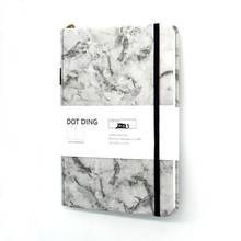 A5 Creative Marble Designer Dotted Bullet S Journal Pu Leather Hardcover Planner Notebook 120gsm 160pages Diary Notebook Journal 2024 - buy cheap