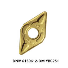 100% Original DNMG1506 DNMG150612-DM YBC251 Carbide Inserts DNMG 150612 Lathe Cutter Turning Tools processing Steel 2024 - buy cheap