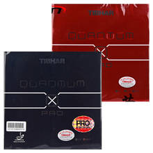 Tibhar quantum x pro edition-tenis de mesa, goma adhesiva, ataque rápido con bucle, juego de ping pong 2024 - compra barato