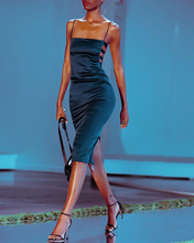Женское Клубное платье-карандаш на тонких бретельках, вечернее облегающее платье миди, лето 2020 2024 - купить недорого