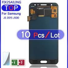Pantalla LCD de alta calidad, montaje de pantalla táctil 100% probado para Samsung Galaxy J5, J500, J500F, J500FN, J500M, J500H, 2015, 10 Uds. 2024 - compra barato
