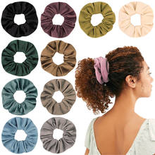 Diadema elástica de ante para mujer, gomas elásticas para el pelo, lazos de goma para el pelo, accesorios bonitos para el cabello 2024 - compra barato