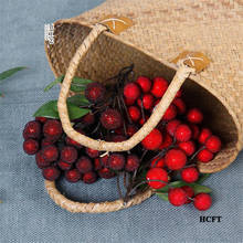 Decoración de tienda y hotel para el hogar, racimos de frutas artificiales de imitación de baya roja, myrica, rubra, waxberry, accesorios de simulación 2024 - compra barato