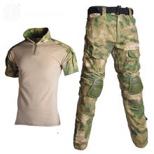 Airsoft Paintball Uniforms Camouflage Military Tactical Hunting Short Sleeves Clothes Summer Men Women Shooting Cs Army Suits 2024 - buy cheap