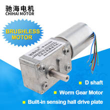 CHW-GW4632-BL2838 High Torque 20kg.cm Low Noise Long Life Electric Gearbox Reducer Self Locking Turbo Worm Gear Brushless Motor 2024 - buy cheap