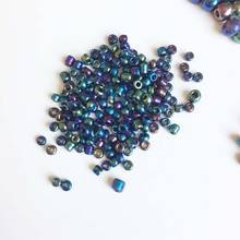 Wholesale 2/3/4mm Colorful Deep Blue Crystal Glass Seed Jewelry Beads Making Bracelet Necklace Czech Bead Material DIY 2024 - buy cheap