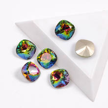 CTPA3bl-diamantes de imitación para decoración de uñas, piedras de cristal de alta calidad, Strass VM, cojín de Color, con forma de corte, para decoración de uñas 3D, 4470 2024 - compra barato