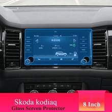 Tempered Glass Screen Protector For Skoda Kodiaq Karoq " 8" 9" Inch Car GPS Navigation Car Styling Auto Interior Accessories 2024 - buy cheap