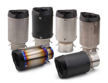 Tubo de Escape Universal para motocicleta, silenciador de aleación de titanio, 60mm, 51mm, para CBR1000, S1000RR 2024 - compra barato