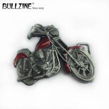 Bullzine zinc alloy retro Motor belt buckle pewter finish FP-02666 cowboy jeans gift belt buckle drop shipping 2024 - buy cheap
