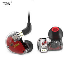TRN V30 2BA+1DD Triple Hybrid Drivers Bass In Ear Earphone HIFI Monito Sport Earphone 2Pin Detachable Cable AS10\T2\V80\V10\V90 2024 - buy cheap