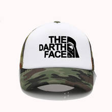 Fashion Trucker Cap Star Darth Wars Funny Caps Men The Darth Face Baseball Cap Cool Summer Mesh Cap 2024 - buy cheap