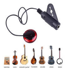 гитара Acoustic Guitar Pickup For Stringed Guitar Violin Banjo Accessories Professional Piezo Contact Microphone Guitar  Tuner  2024 - buy cheap